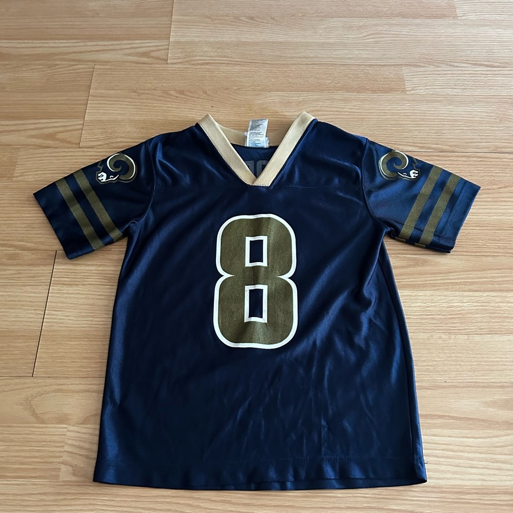 NFL Team Apparel St. Louis Ram Bradford Football Jersey Youth Medium